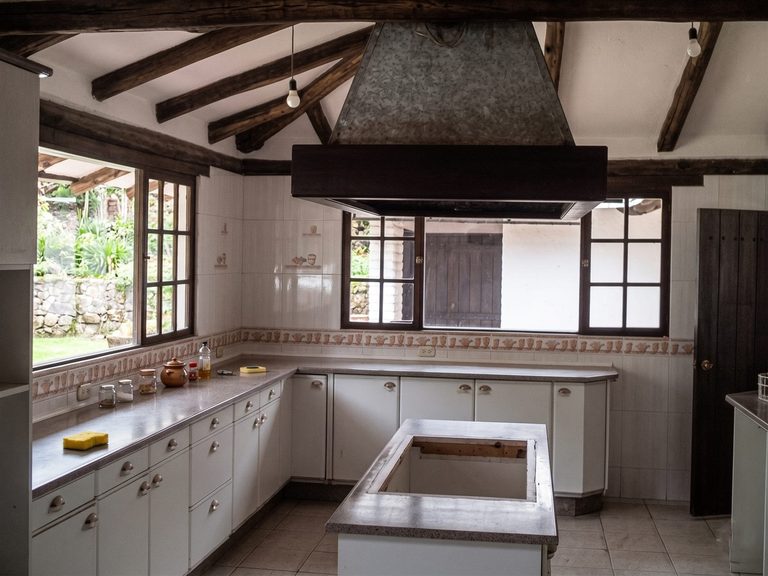 Villa Encantada kitchen before renovation